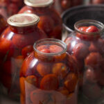 canning tomatoes pantry
