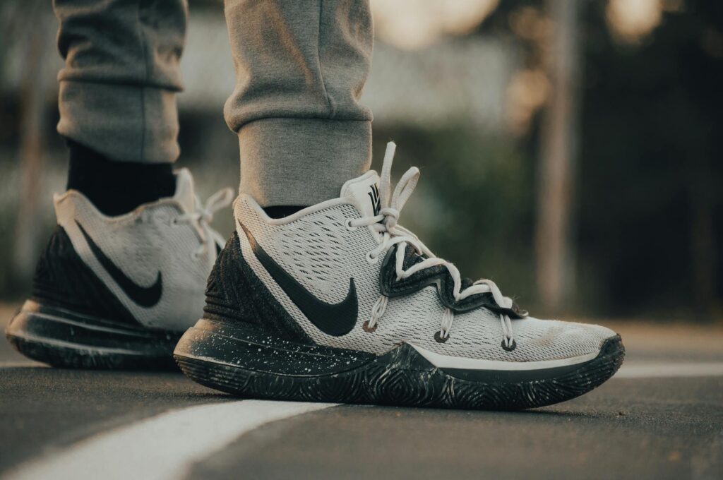 nike fisher hat on person