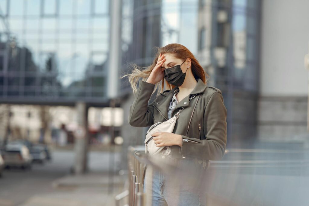 woman wearing blonde blazer